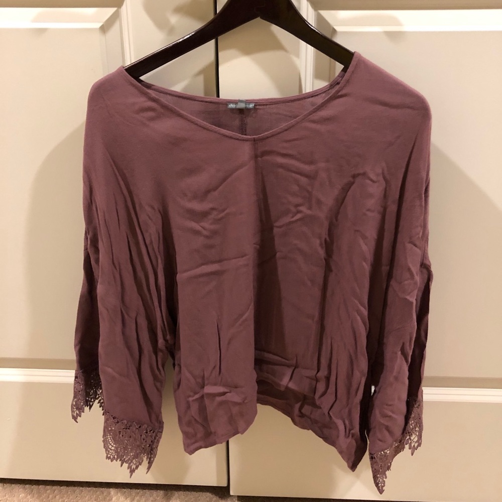 Crochet sleeve top